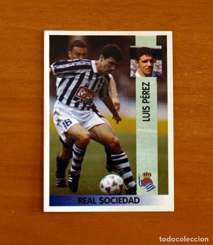 Cromos de f&uacute;tbol: Real Sociedad -N&ordm; 108 Luis P&eacute;rez -Editorial Panini Liga 1996-1997-96-97 -Nunca Pegado