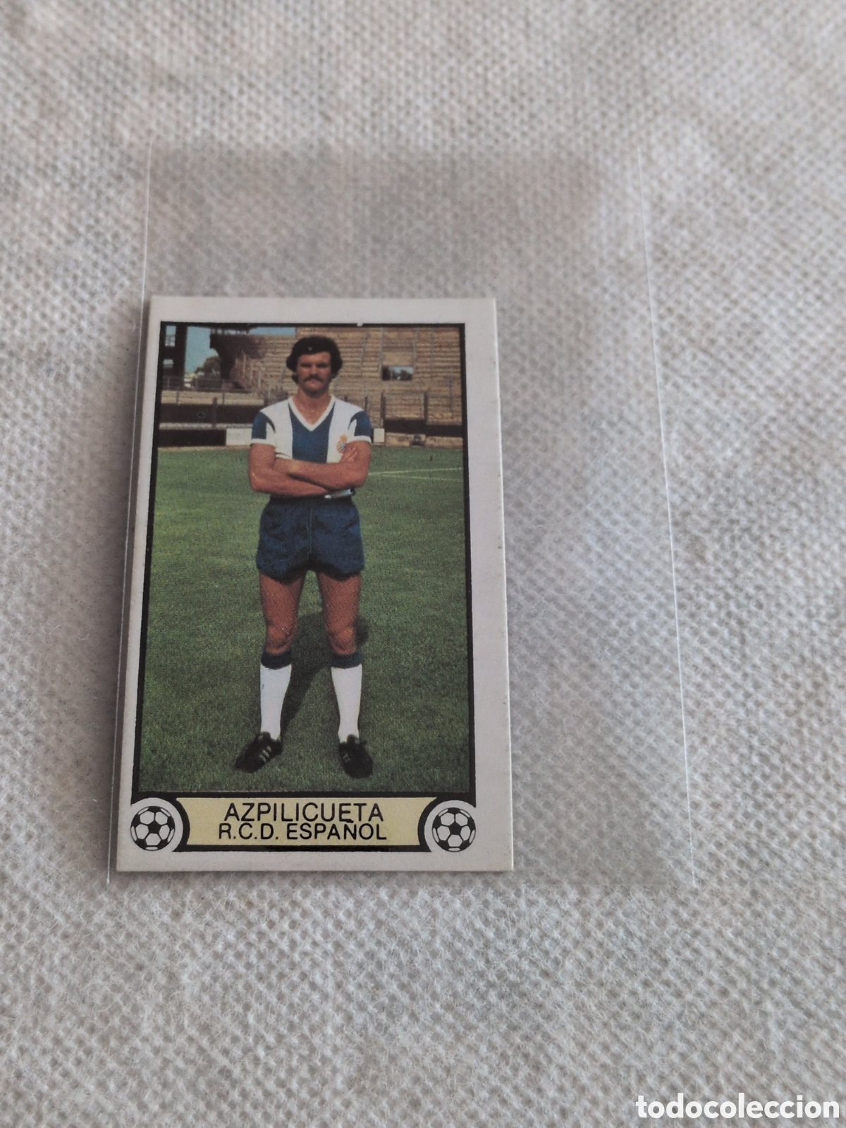 Cromos de f&uacute;tbol: AZPILICUETA RCD ESPA&Ntilde;OL 79-80 ESTE NUNCA PEGADO