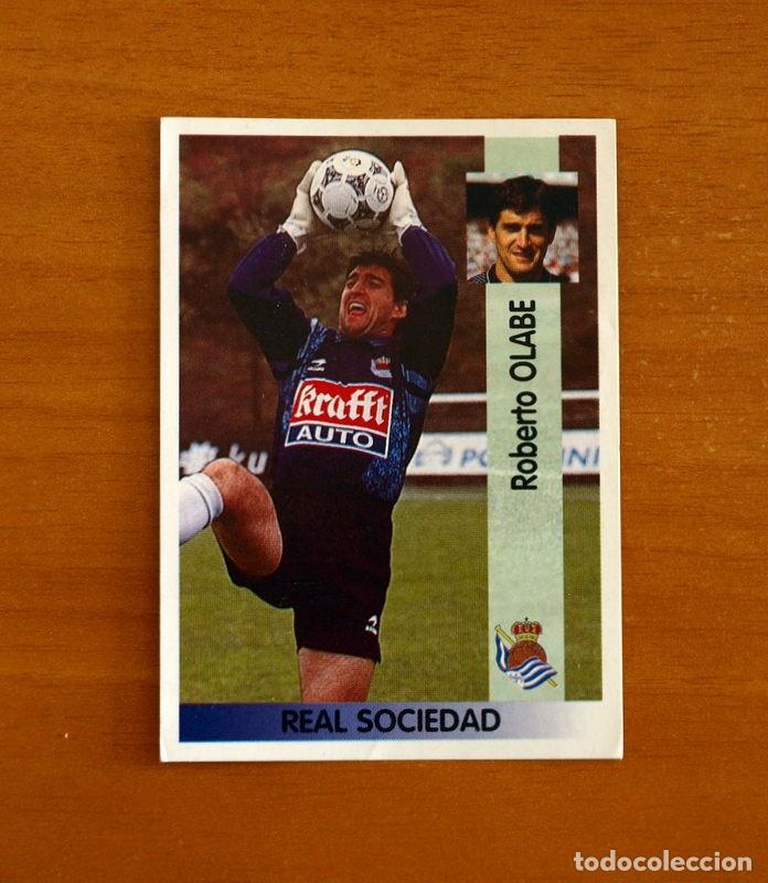 Figurine di Calcio: Real Sociedad -N&ordm; 112 Olabe -Editorial Panini Liga 1996-1997-96-97 -Nunca Pegado