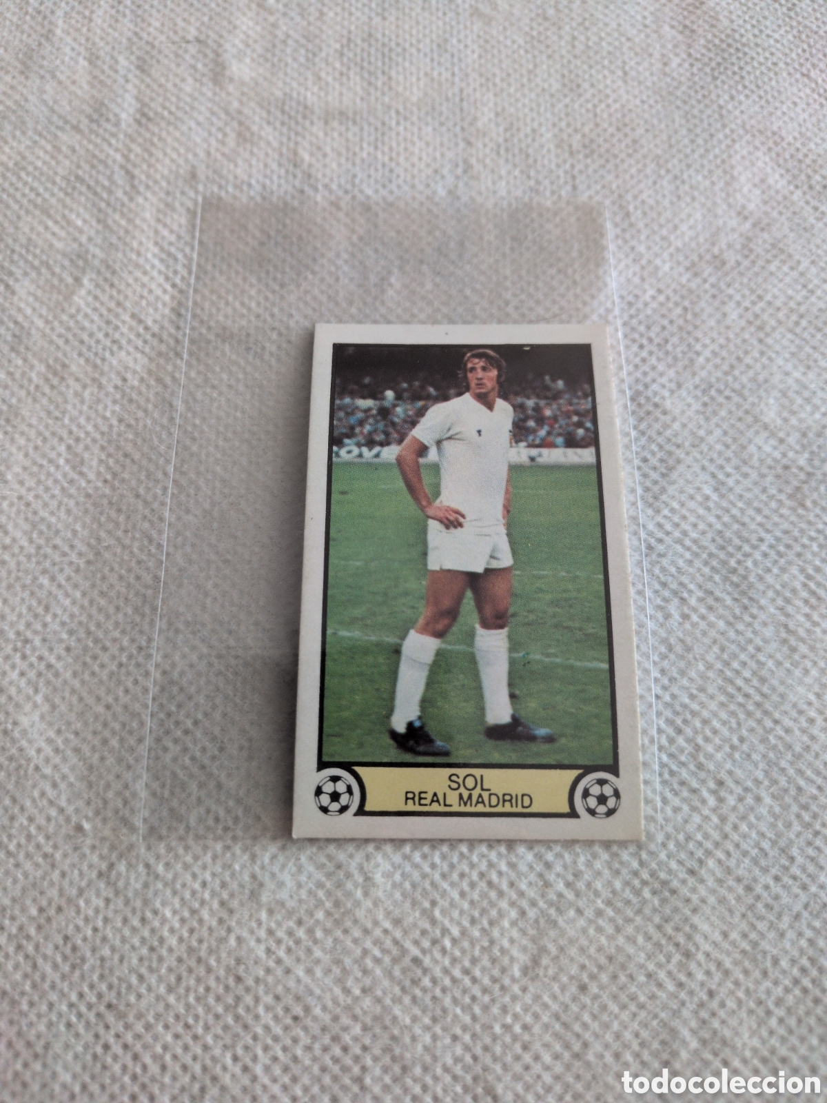 Cromos de f&uacute;tbol: SOL REAL MADRID ESTE 1979 1980 CROMO FUTBOL LIGA 79 80 - COMO NUEVO NUNCA PEGADO