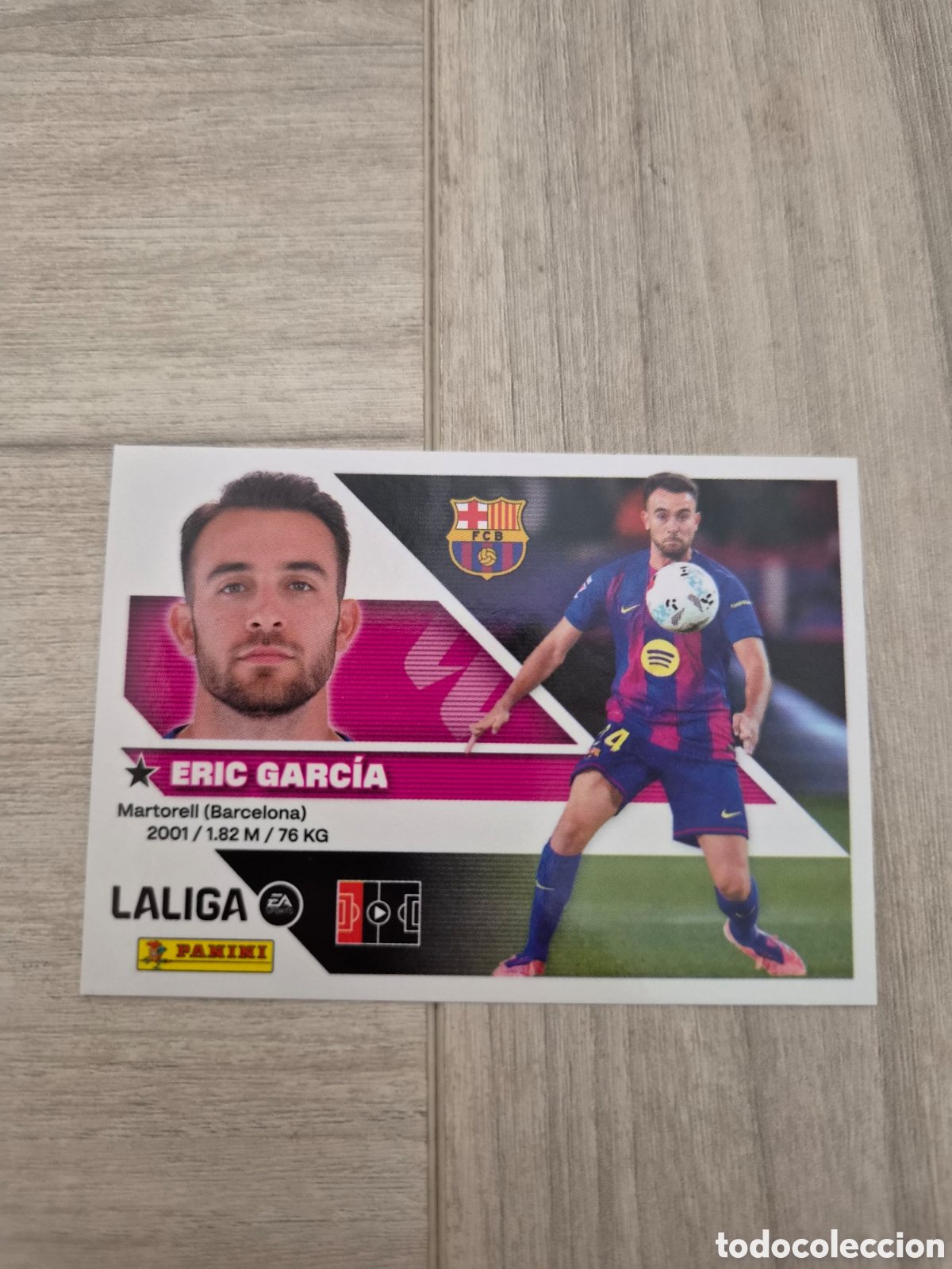 Cromos de f&uacute;tbol: N&deg;11 FC Barcelona Eric Garc&iacute;a Liga Este 26/27