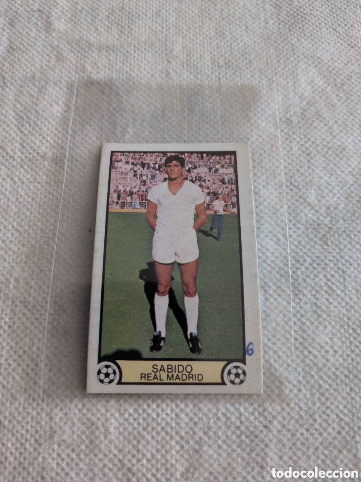 Cromos de f&uacute;tbol: SABIDO. REAL MADRID. LIGA 1979-980. 79-80. NUNCA PEGADO