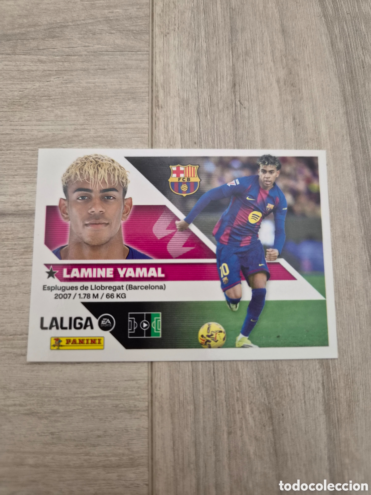 Cromos de f&uacute;tbol: N&deg;20 FC Barcelona Lamine Yamal Liga Este 26/27