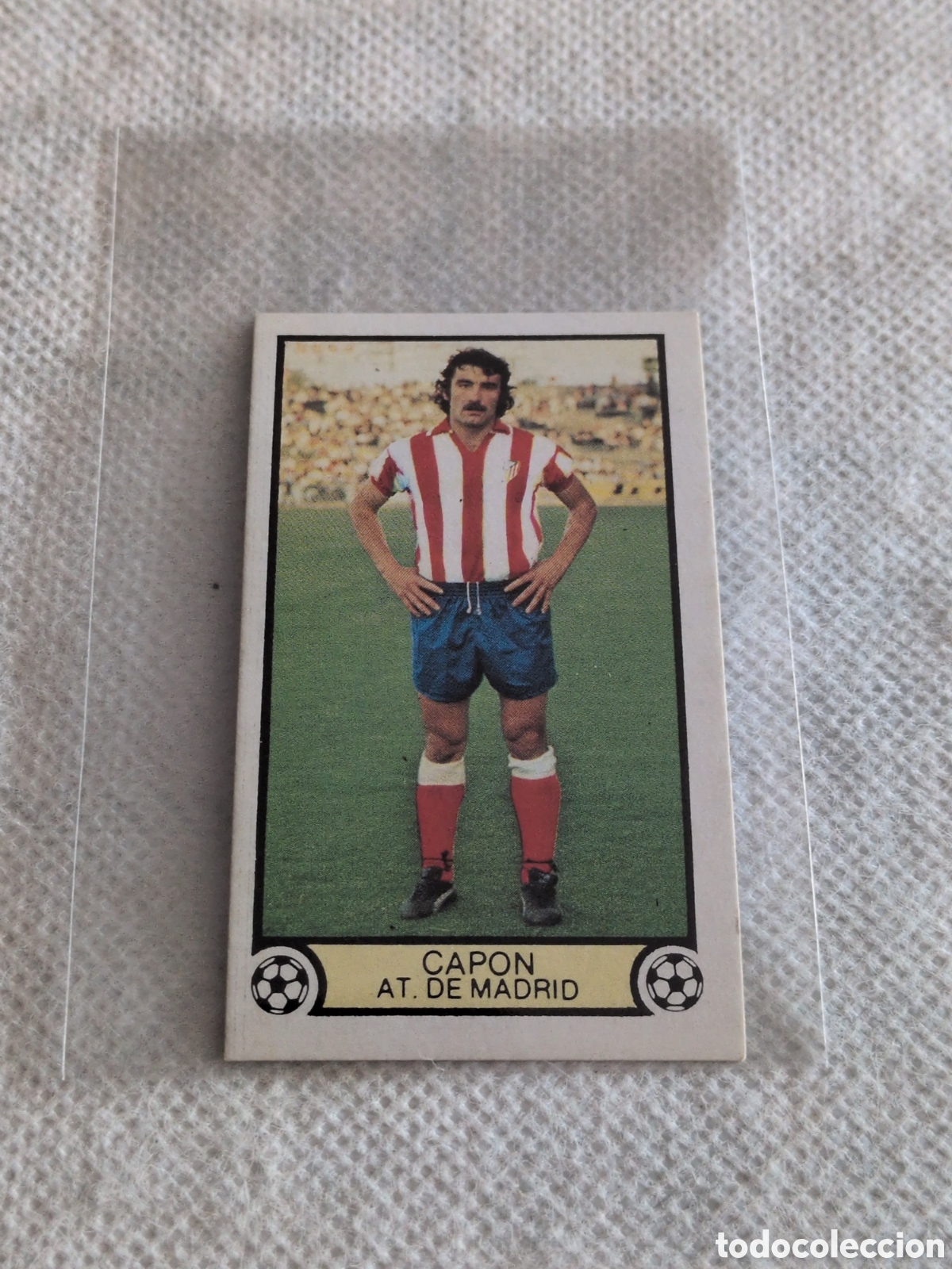 Cromos de f&uacute;tbol: Este 79 80 capon at Madrid baja sin pegar ver fotos