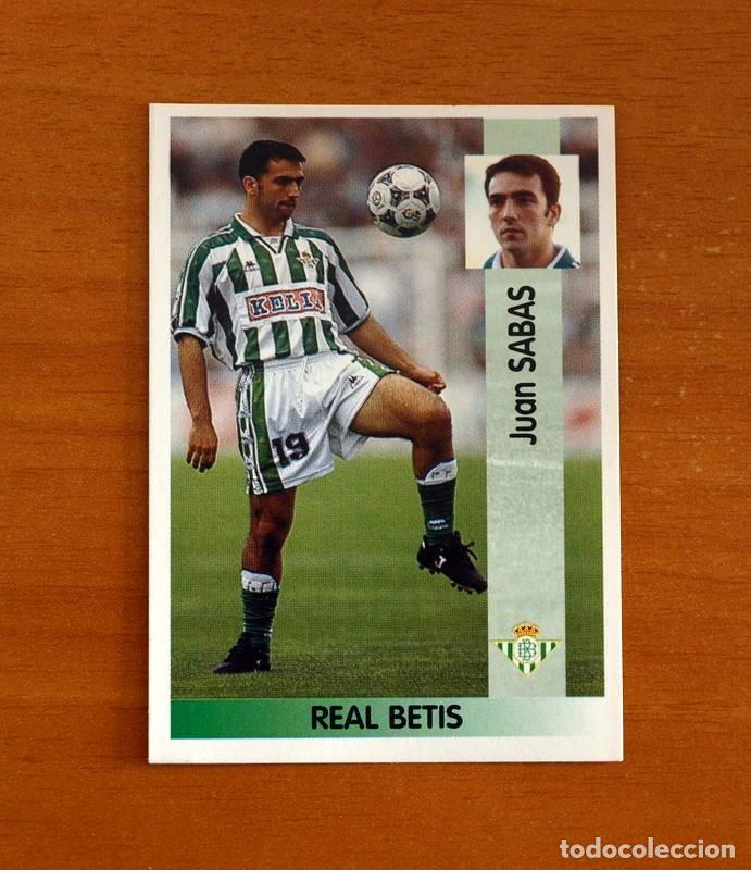 Figurine di Calcio: Real Betis -N&ordm; 124 Sabas -Editorial Panini Liga 1996-1997-96-97 -Nunca Pegado