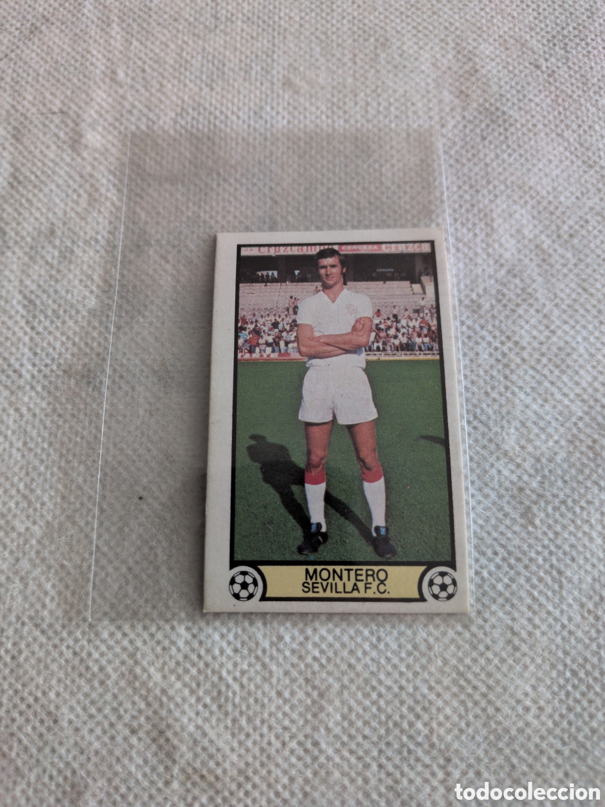 Cromos de f&uacute;tbol: Cromo F&uacute;tbol Liga 79-80 Ed. Este Sevilla F.C., Montero - Nunca Pegado
