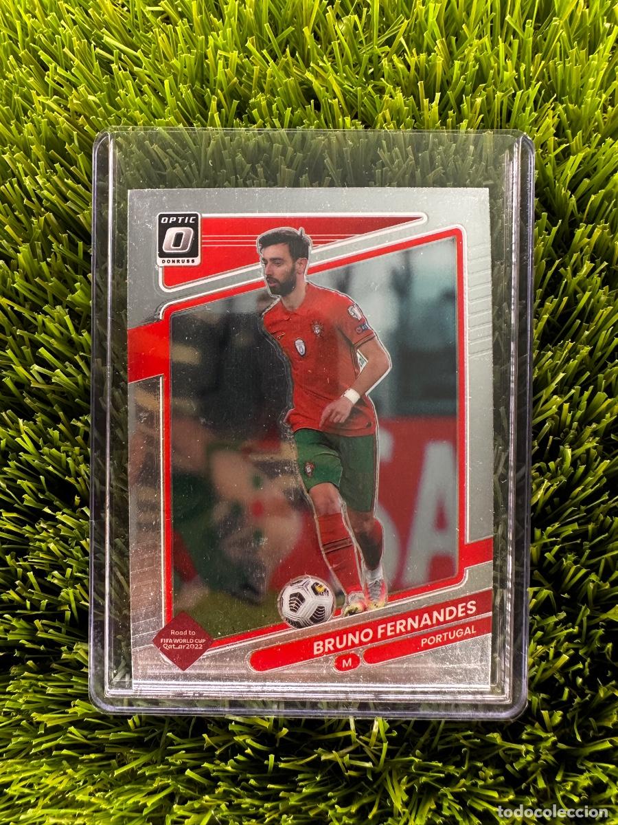Cromos de f&uacute;tbol: N&ordm; 118 Bruno Fernandes Optic Portugal Donruss Road to Qatar 2022