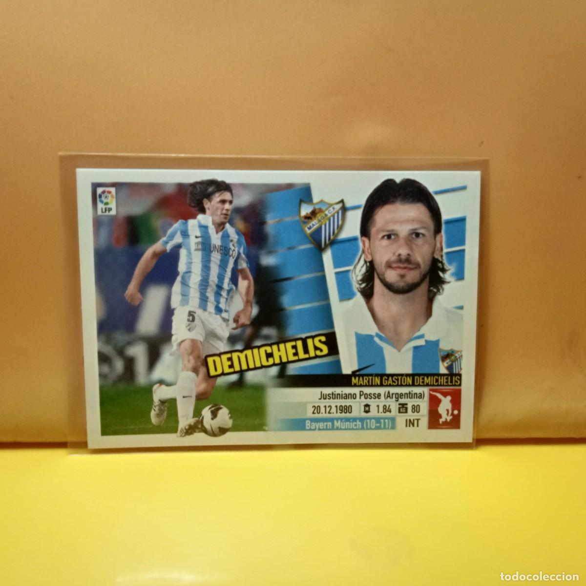 Cromos de f&uacute;tbol: EDICIONES ESTE: 2013 2014 13 14 M&Aacute;LAGA C.F DEMICHELIS 4A 4 A