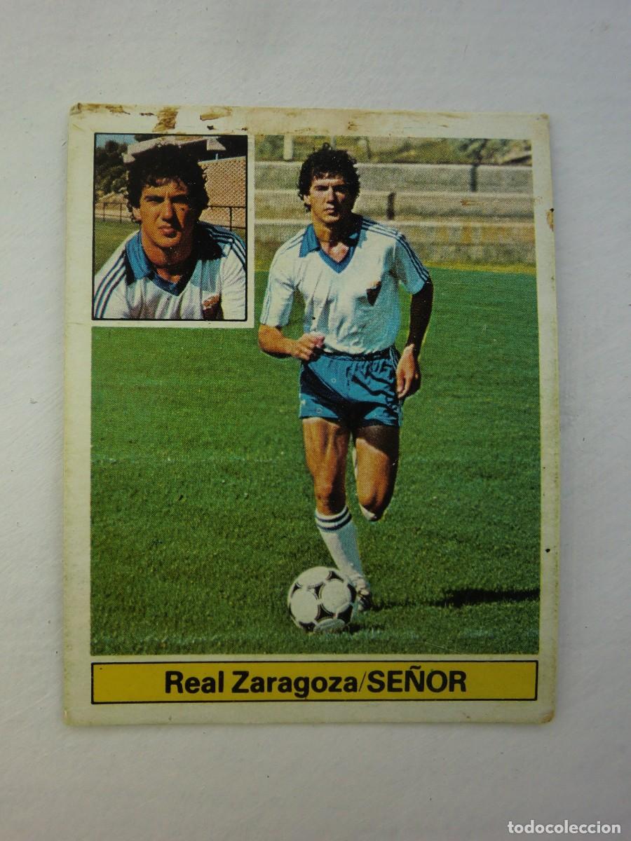 Figurine di Calcio: Cromo de f&uacute;tbol LIGA ESTE 81-82 1981-1982: SE&Ntilde;OR (Zaragoza), &uacute;ltimos fichajes N&ordm; 26