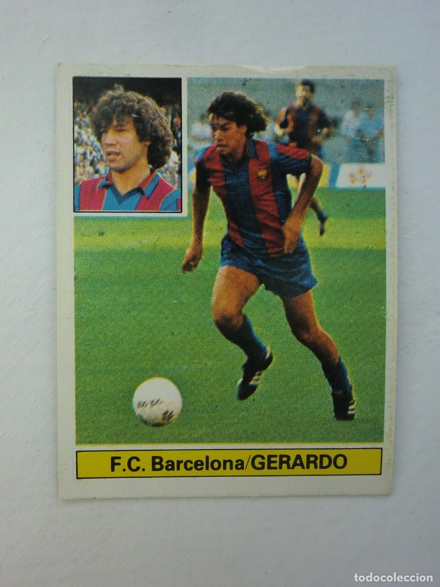 Cromos de f&uacute;tbol: Cromo de f&uacute;tbol LIGA ESTE 81-82 1981-1982: GERARDO (Barcelona), &uacute;ltimos fichajes N&ordm; 2
