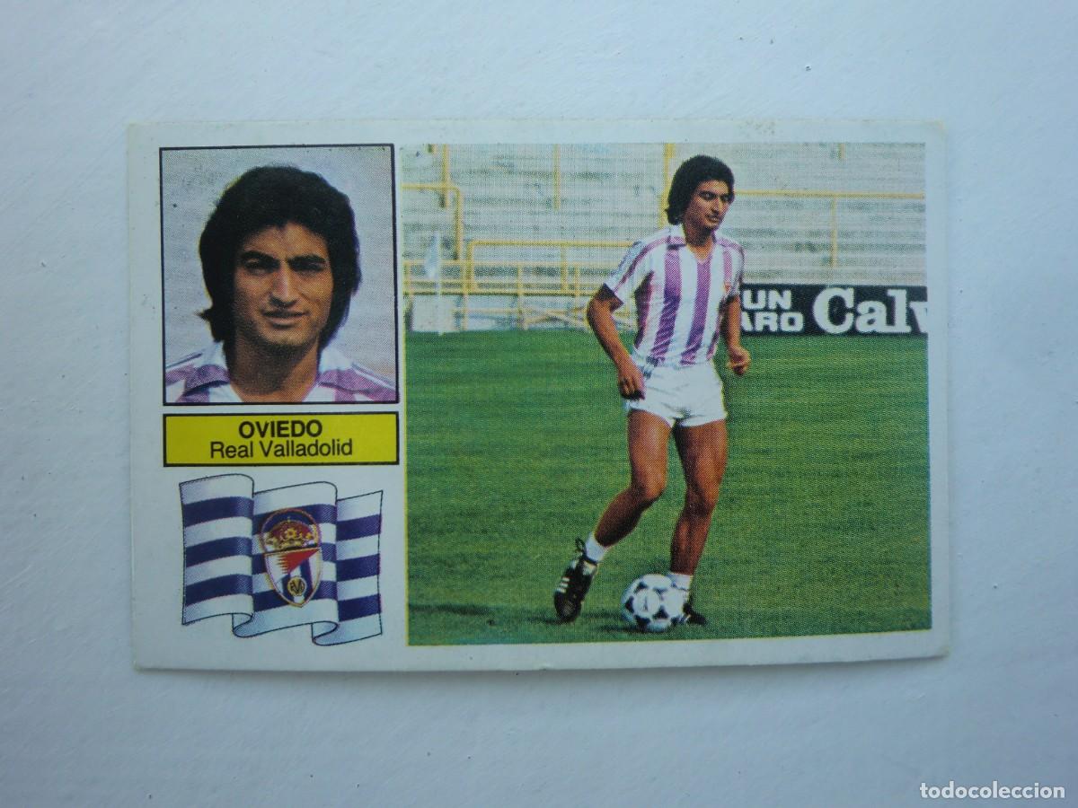 Cromos de f&uacute;tbol: Cromo de f&uacute;tbol LIGA ESTE 82-83 1982-1983: OVIEDO (Valladolid), coloca