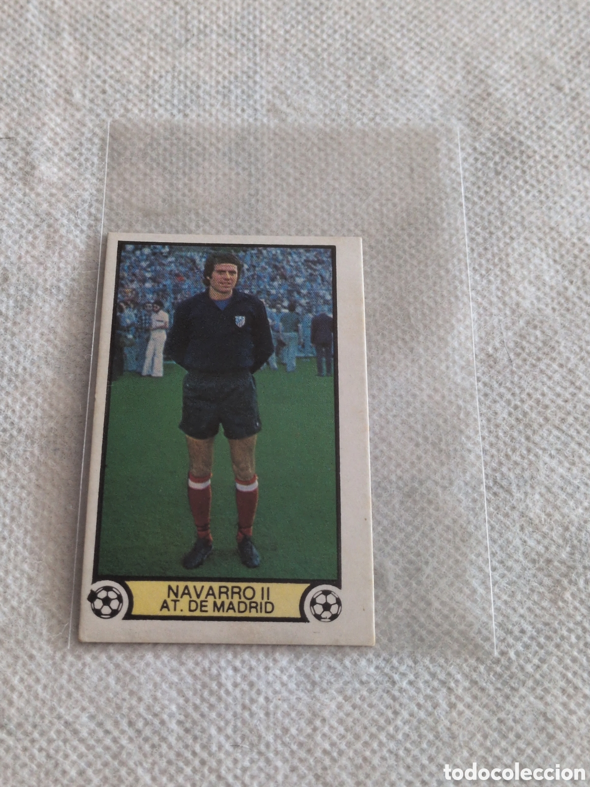 Cromos de Futebol: Atl&eacute;tico de Madrid - Navarro II - Ediciones Este Liga 1979-1980, 79-80 - nunca pegado