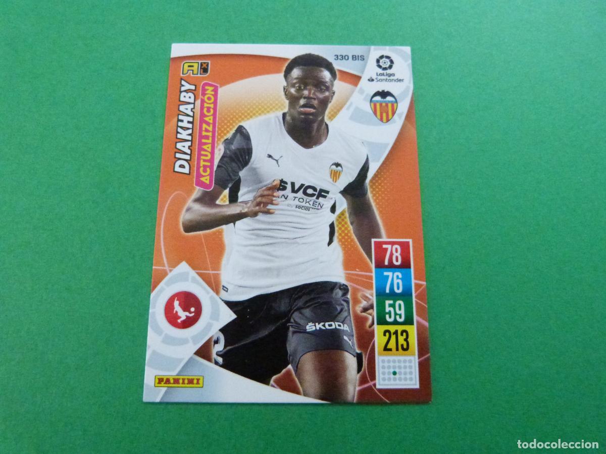Cromos de Futebol: TRADING CARD FUTBOL DIAKHABY VALENCIA C.F. N&ordm; 330 BIS LIGA ADRENALYN XL 2021-2022/21-22 PANINI