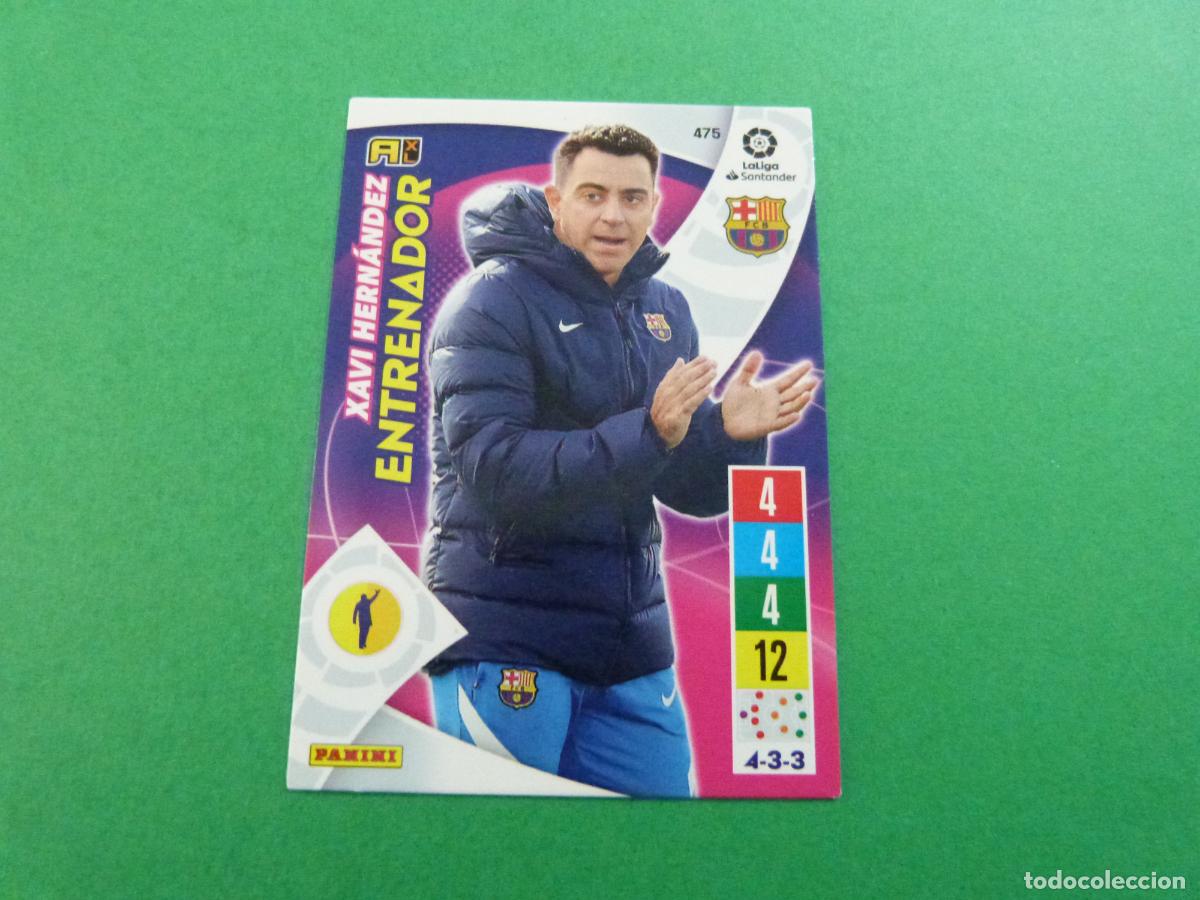Fu&szlig;ball-Sticker: TRADING CARD FUTBOL XAVI HERNANDEZ F.C. BARCELONA N&ordm; 475 LIGA ADRENALYN XL 2021-2022/21-22 PANINI