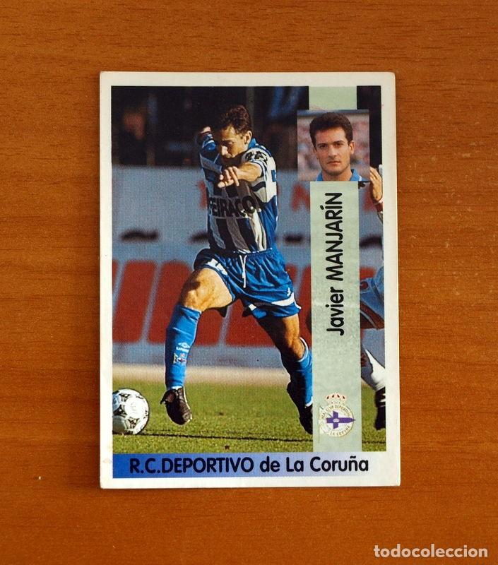 Fu&szlig;ball-Sticker: Deportivo La Coru&ntilde;a -N&ordm; 141 Manjar&iacute;n -Editorial Panini Liga 1996-1997-96-97 -Nunca Pegado