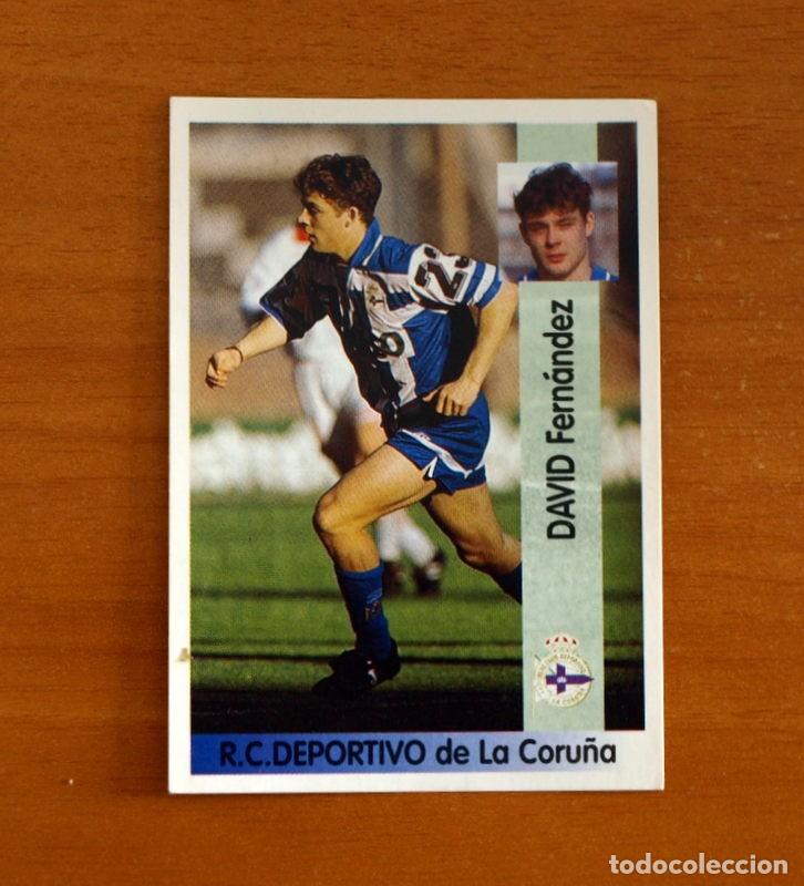 Figurine di Calcio: Deportivo La Coru&ntilde;a -N&ordm; 143 David -Editorial Panini Liga 1996-1997-96-97 -Nunca Pegado