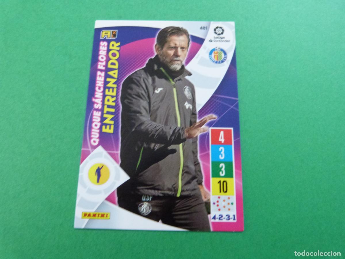 Football Stickers: TRADING CARD FUTBOL QUIQUE SANCHEZ FLORES GETAFE C.F N&ordm; 481 LIGA ADRENALYN XL 2021-2022/21-22 PANINI
