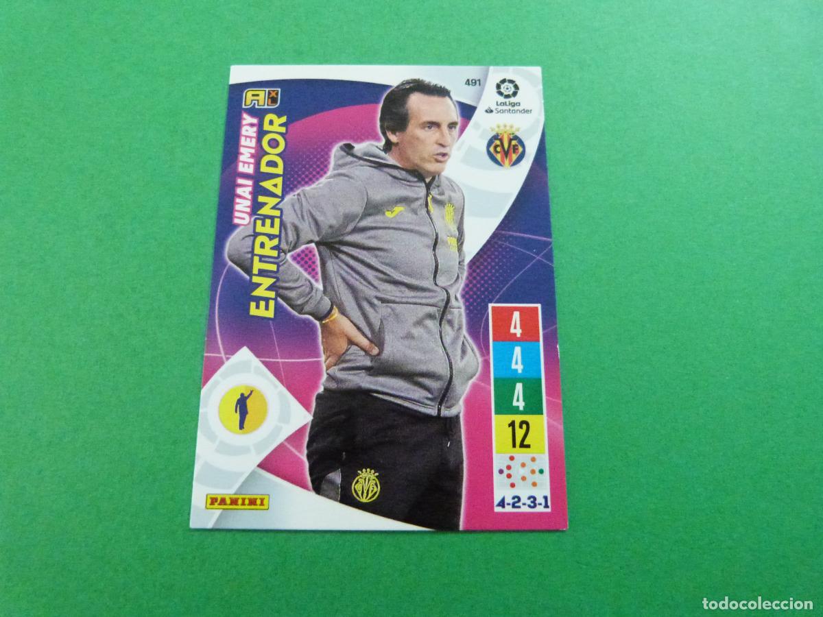 Cartes &agrave; collectionner de Football: TRADING CARD FUTBOL UNAI EMERY VILLARREAL C.F. N&ordm; 491 LIGA ADRENALYN XL 2021-2022/21-22 PANINI