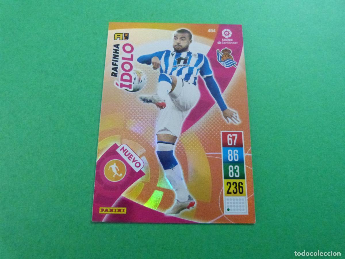 Cromos de f&uacute;tbol: TRADING CARD FUTBOL RAFINHA REAL SOCIEDAD N&ordm; 494 LIGA ADRENALYN XL 2021-2022/21-22 PANINI