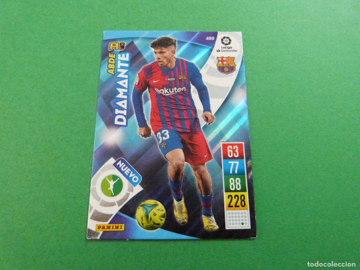 Cromos de f&uacute;tbol: TRADING CARD FUTBOL ABDE F.C. BARCELONA N&ordm; 499 LIGA ADRENALYN XL 2021-2022/21-22 PANINI