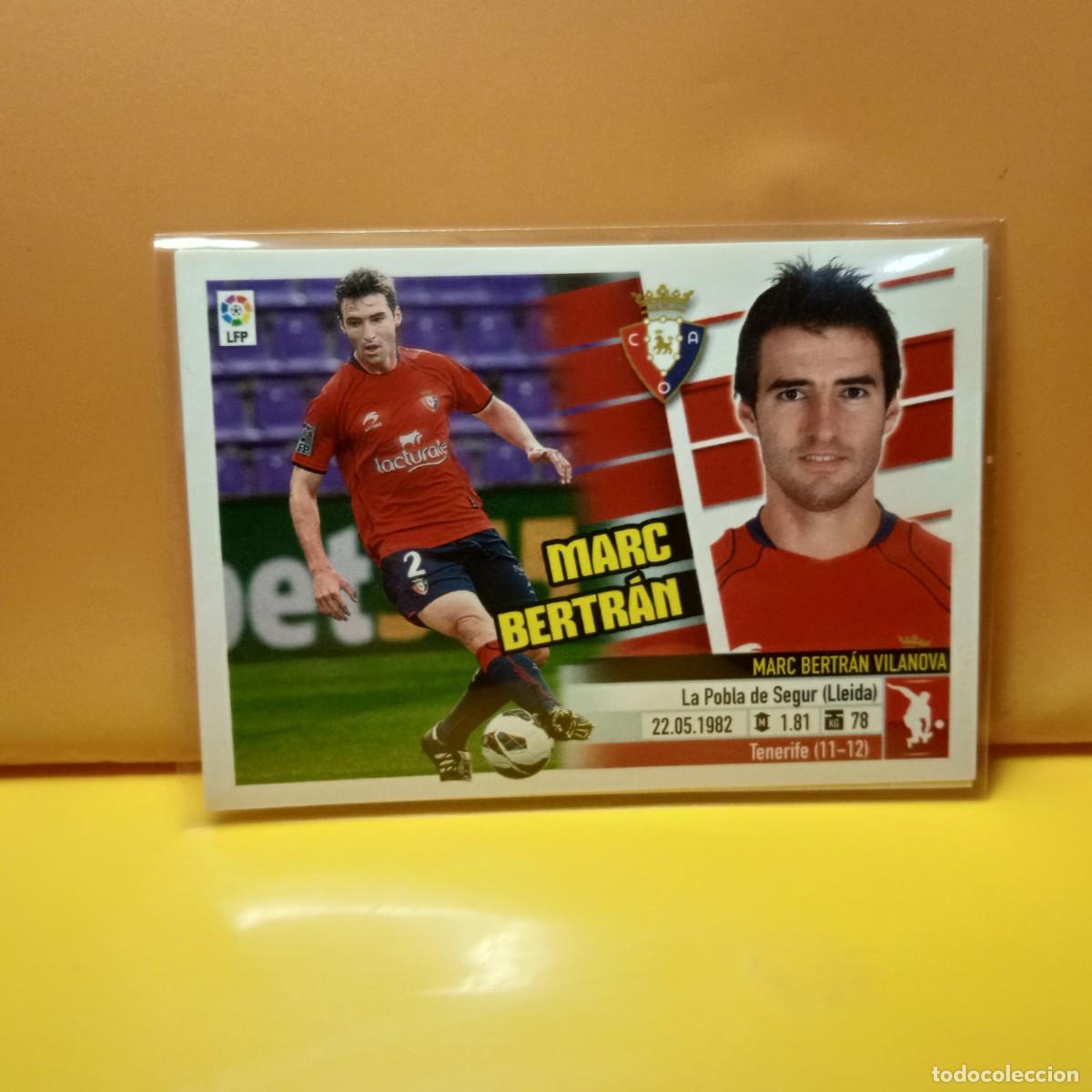 Cromos de f&uacute;tbol: EDICIONES ESTE: 2013 2014 13 14 C AT OSASUNA MARC BERTR&Aacute;N 3A 3 A
