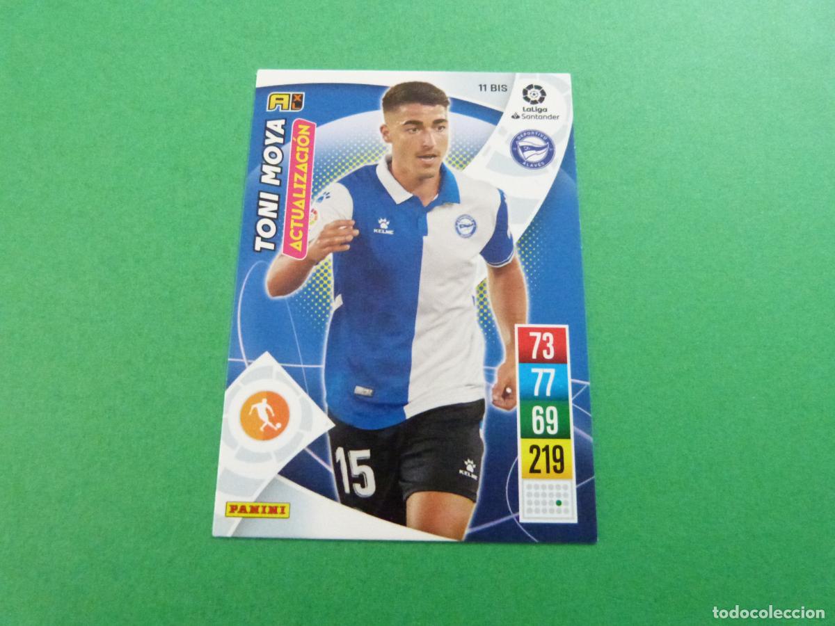 Cromos de f&uacute;tbol: TRADING CARD FUTBOL TONI MOYA DEPORTIVO ALAVES N&ordm; 11 BIS LIGA ADRENALYN XL 2021-2022/21-22 PANINI