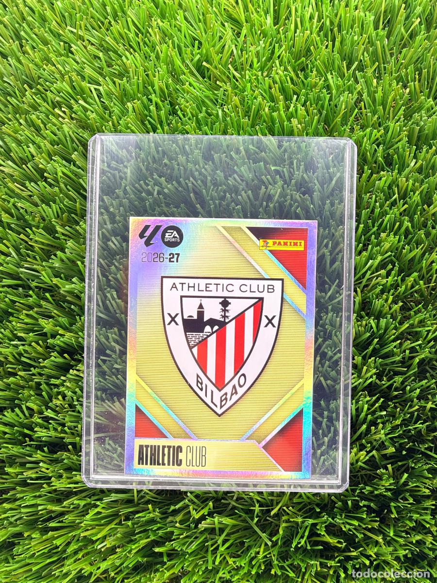 Cromos de f&uacute;tbol: N&ordm; 1 Escudo Athletic Club Liga Este 26 27