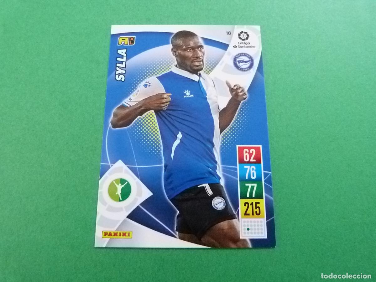 Cromos de f&uacute;tbol: TRADING CARD FUTBOL SYLLA DEPORTIVO ALAVES N&ordm; 16 LIGA ADRENALYN XL 2021-2022/21-22 PANINI