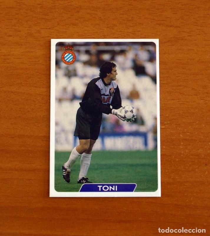 Figurine di Calcio: R.C.D. Espa&ntilde;ol-Espanyol -N&ordm; 93 Toni -Las Fichas de la Liga 95-96-1995-1996 -Mundicromo