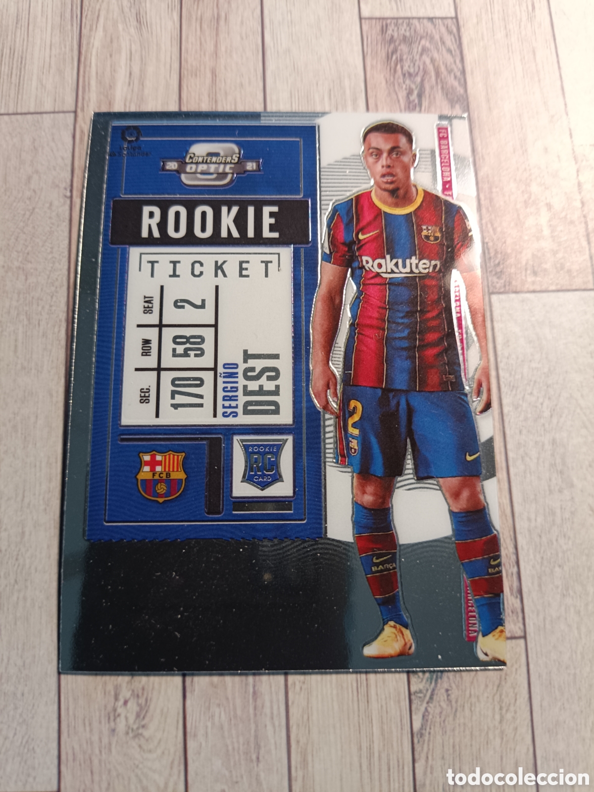 Figurine di Calcio: 6 SERGINHO DEST BARCELONA CONTENDERS ROOKIE TICKET PANINI CHRONICLES LALIGA 2020 2021 20 21