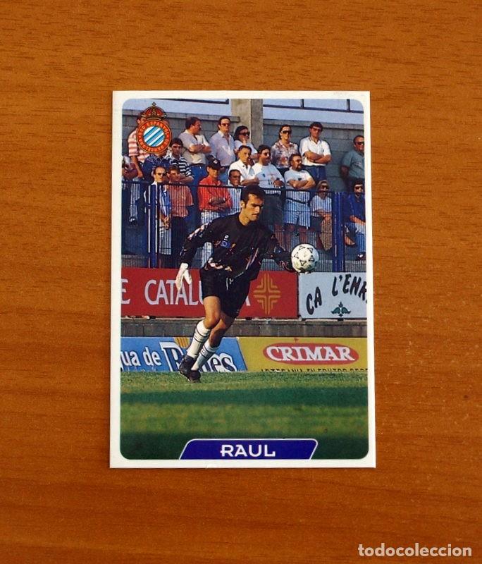 Figurine di Calcio: R.C.D. Espa&ntilde;ol-Espanyol -N&ordm; 94 Ra&uacute;l -Las Fichas de la Liga 95-96-1995-1996 -Mundicromo