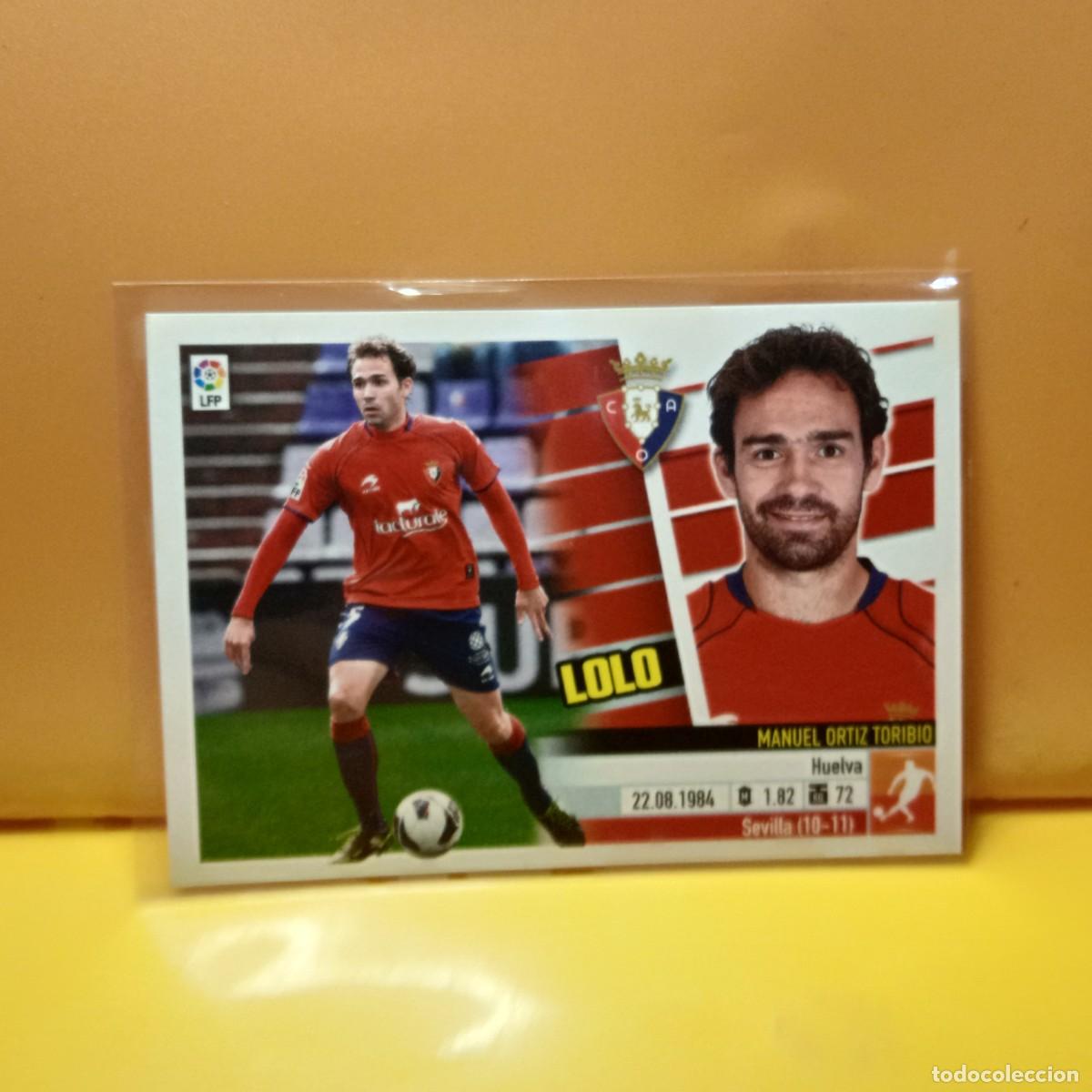 Cromos de f&uacute;tbol: EDICIONES ESTE: 2013 2014 13 14 C AT OSASUNA LOLO 8