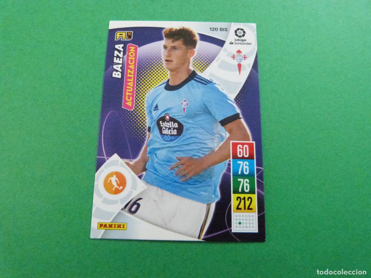 Figurine di Calcio: TRADING CARD FUTBOL BAEZA CELTA DE VIGO N&ordm; 120 BIS LIGA ADRENALYN XL 2021-2022/21-22 PANINI