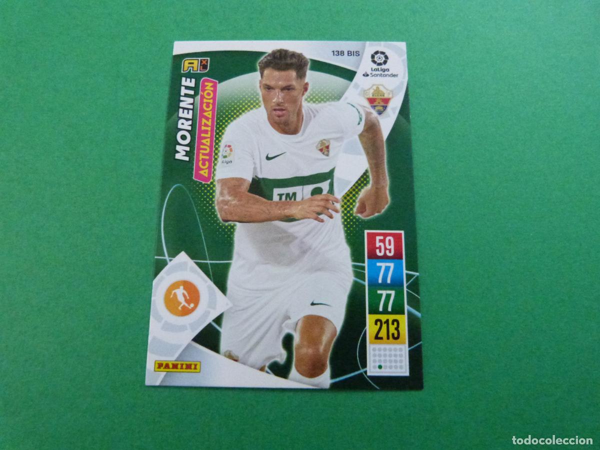 Figurine di Calcio: TRADING CARD FUTBOL MORENTE ELCHE C.F. N&ordm; 138 BIS LIGA ADRENALYN XL 2021-2022/21-22 PANINI