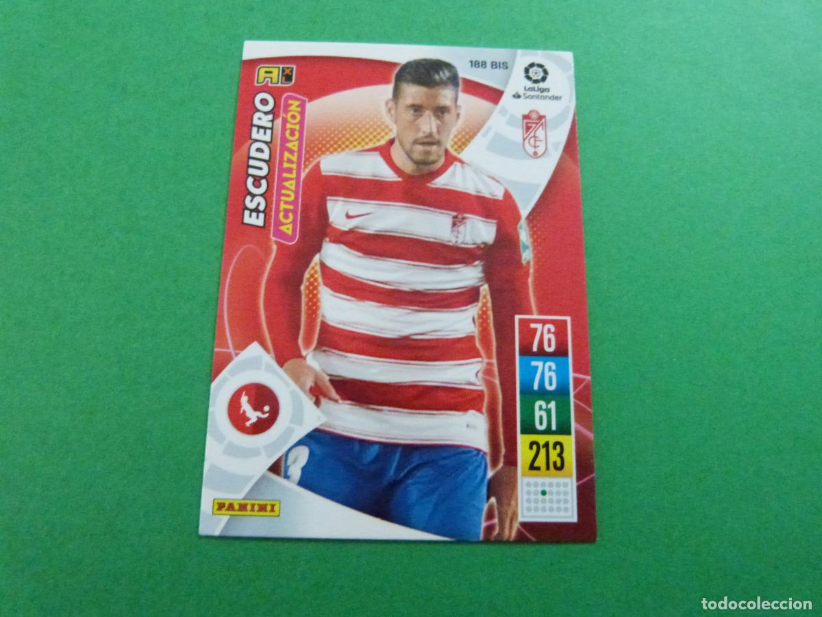 Cartes &agrave; collectionner de Football: TRADING CARD FUTBOL ESCUDERO GRANADA C.F. N&ordm; 188 BIS LIGA ADRENALYN XL 2021-2022/21-22 PANINI