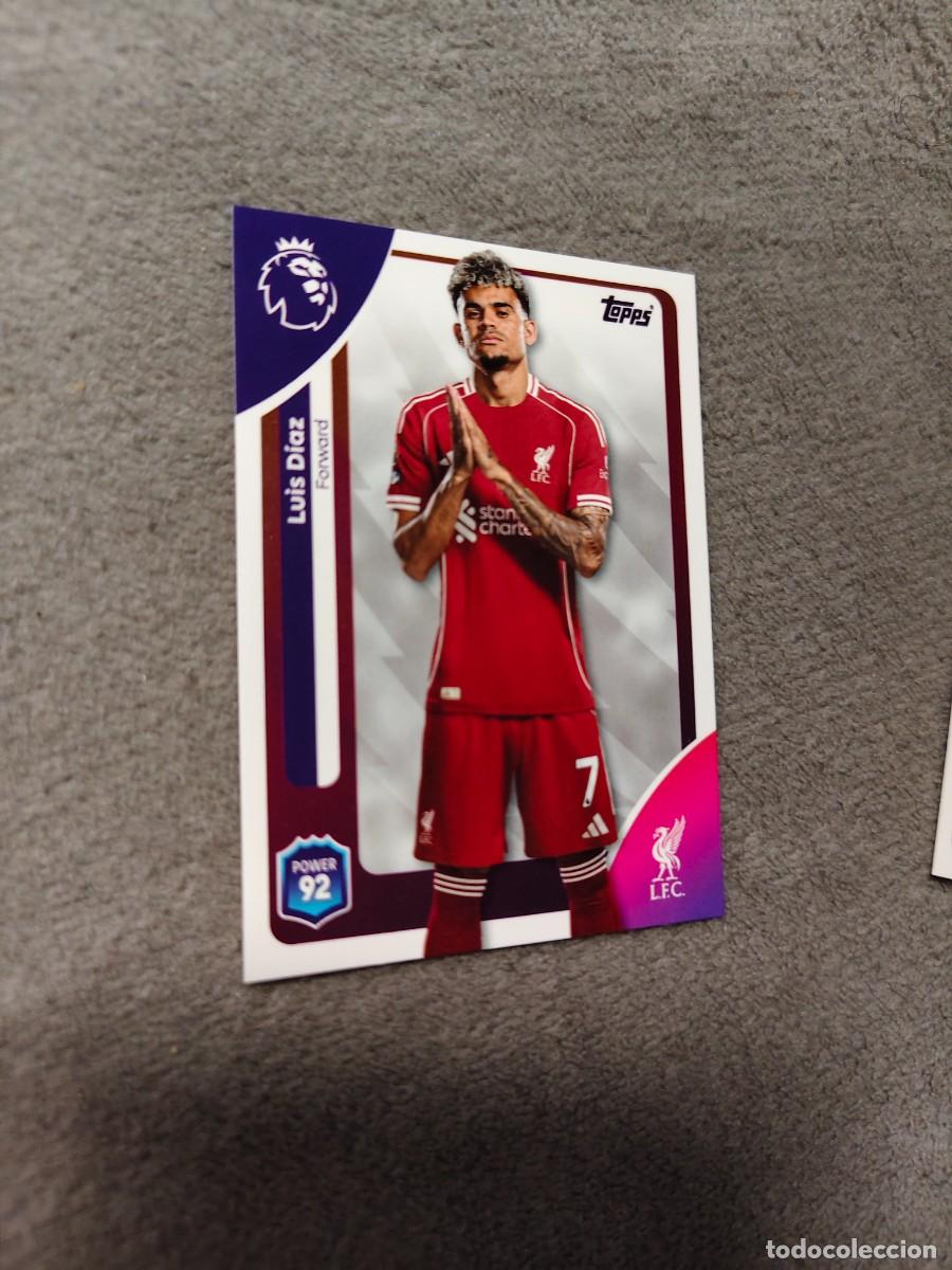 Cartes &agrave; collectionner de Football: 173 PREMIER LEAGUE 2025 26 LUIS D&Iacute;AZ LIVERPOOL TOPPS 25 2026 TRADING CARDS AAL