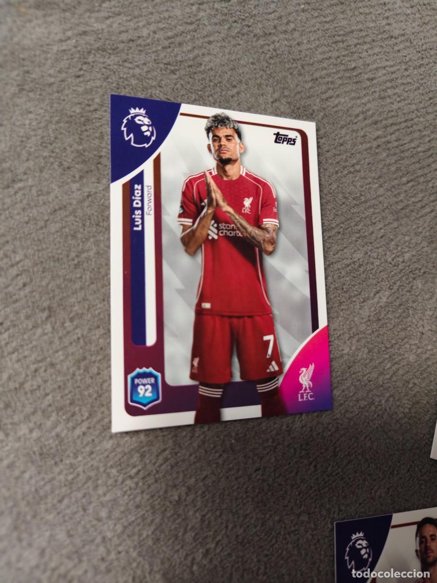 Cartes &agrave; collectionner de Football: 173 PREMIER LEAGUE 2025 26 LUIS D&Iacute;AZ LIVERPOOL TOPPS 25 2026 TRADING CARDS AAL