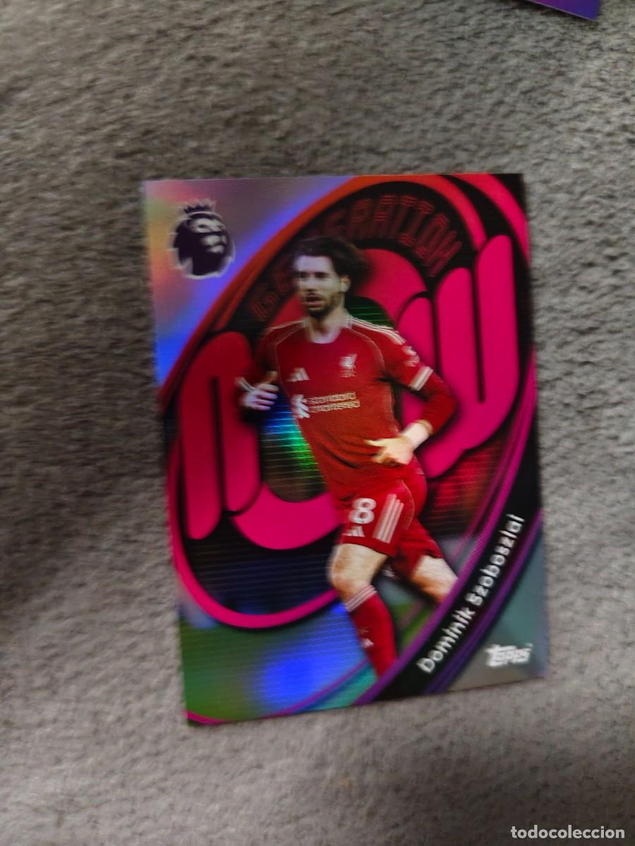 Cartes &agrave; collectionner de Football: 178 PREMIER LEAGUE 2025 26 SZOBOSZLAI LIVERPOOL GENERATION NOW TOPPS 25 2026 TRADING CARDS AAL