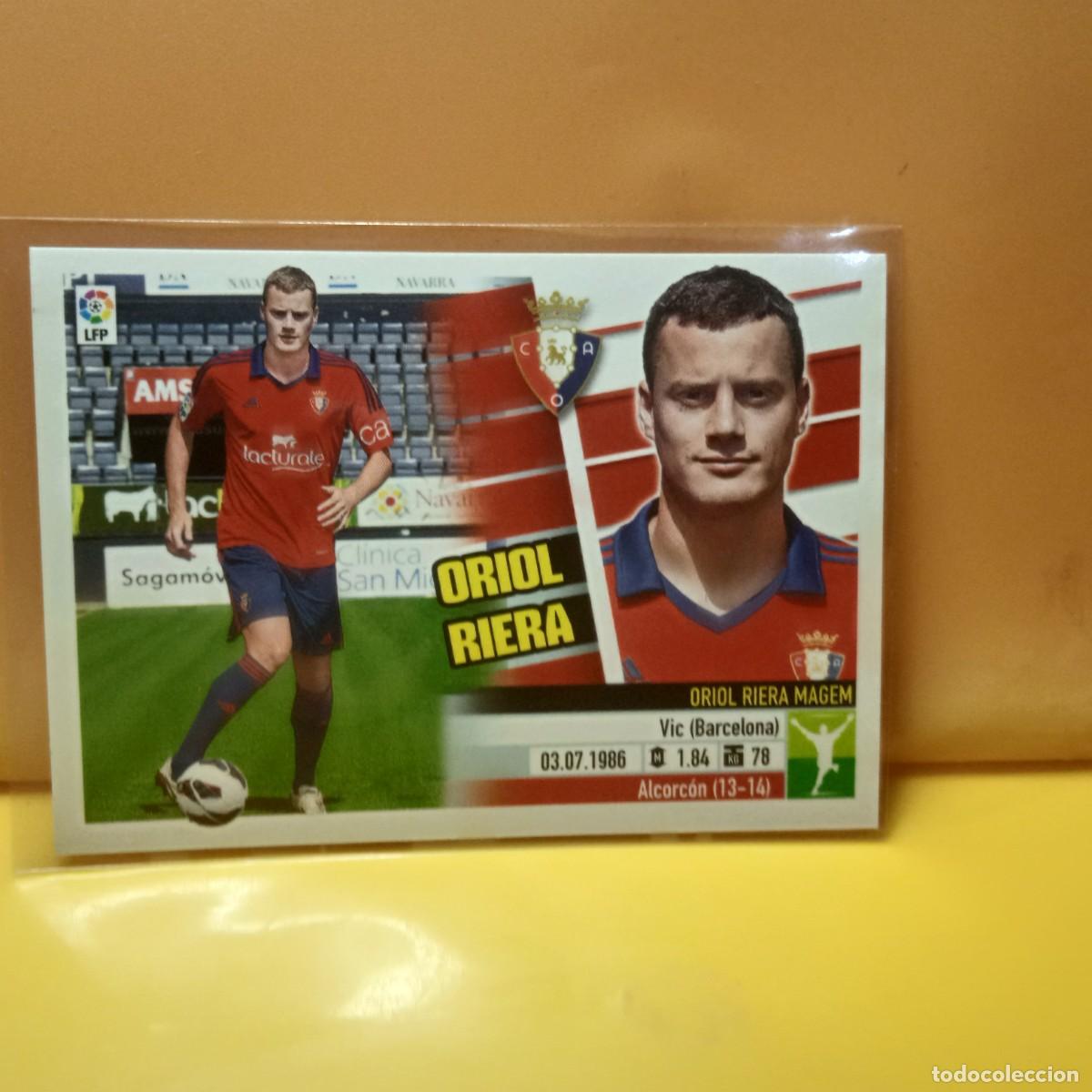 Cromos de f&uacute;tbol: EDICIONES ESTE: 2013 2014 13 14 C AT OSASUNA ORIOL RIERA 16