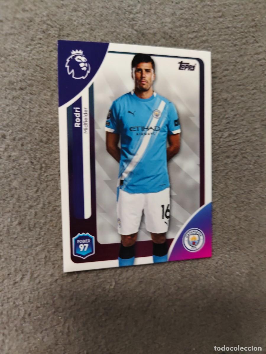 Fu&szlig;ball-Sticker: 188 PREMIER LEAGUE 2025 26 RODRI MANCHESTER CITY TOPPS 25 2026 TRADING CARDS AAL
