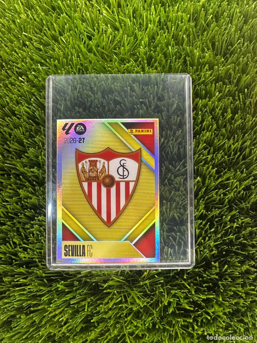 Fu&szlig;ball-Sticker: N&ordm; 1 Escudo Sevilla FC Liga Este 26 27