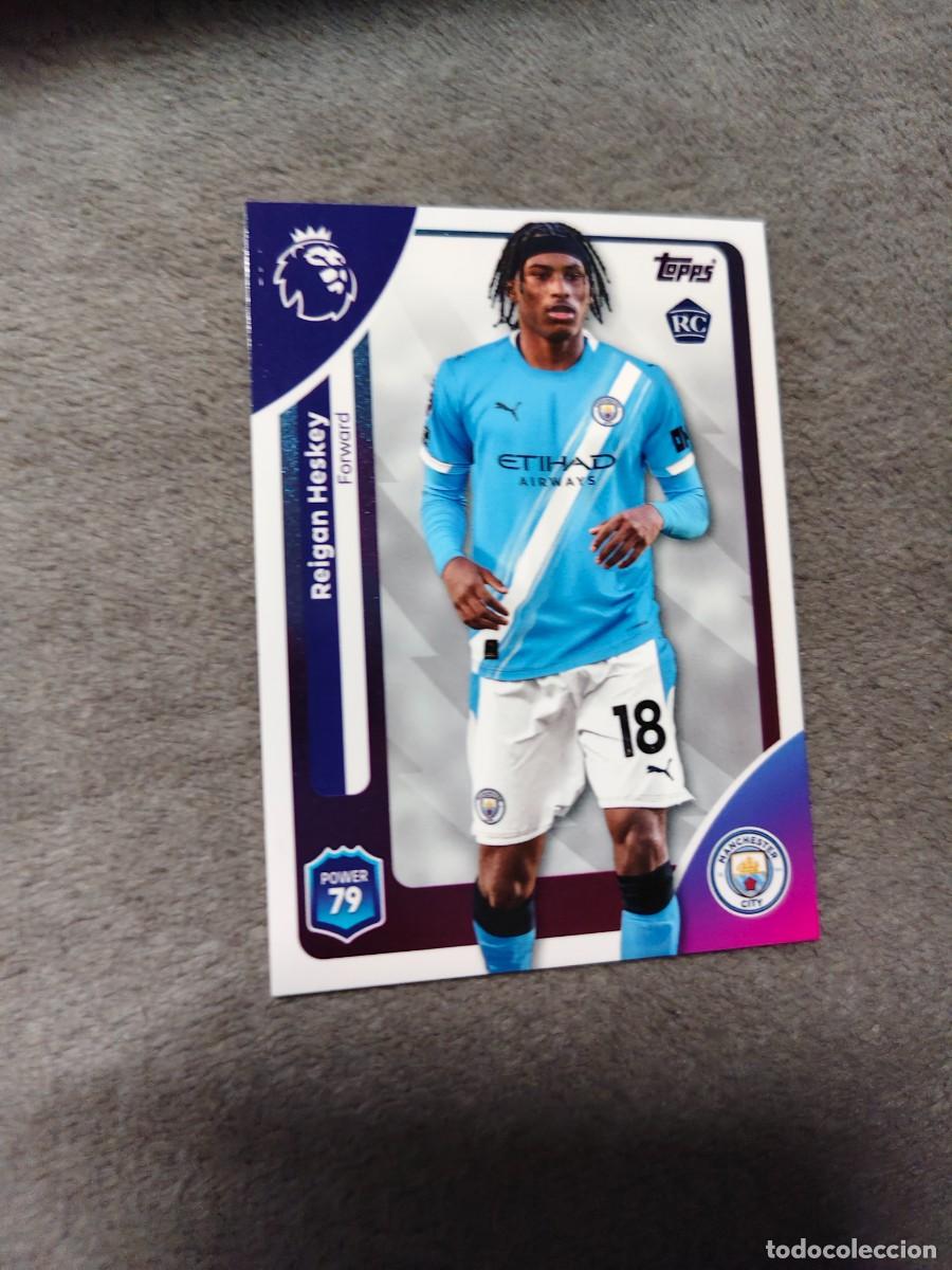 Fu&szlig;ball-Sticker: 193 PREMIER LEAGUE 2025 26 REIGAN HESKEY ROOKIE MANCHESTER CITY TOPPS 25 2026 TRADING CARDS AAL