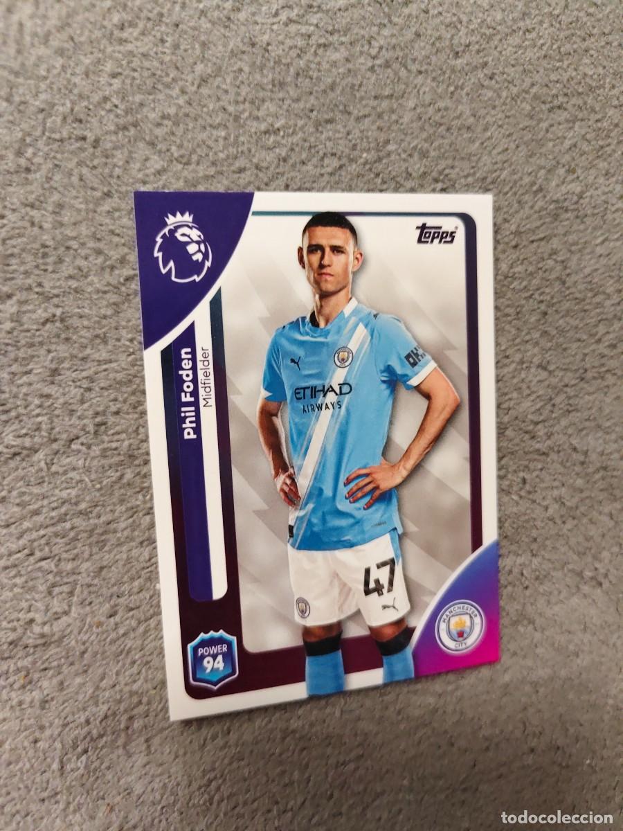 Fu&szlig;ball-Sticker: 190 PREMIER LEAGUE 2025 26 PHIL FODEN MANCHESTER CITY TOPPS 25 2026 TRADING CARDS AAL