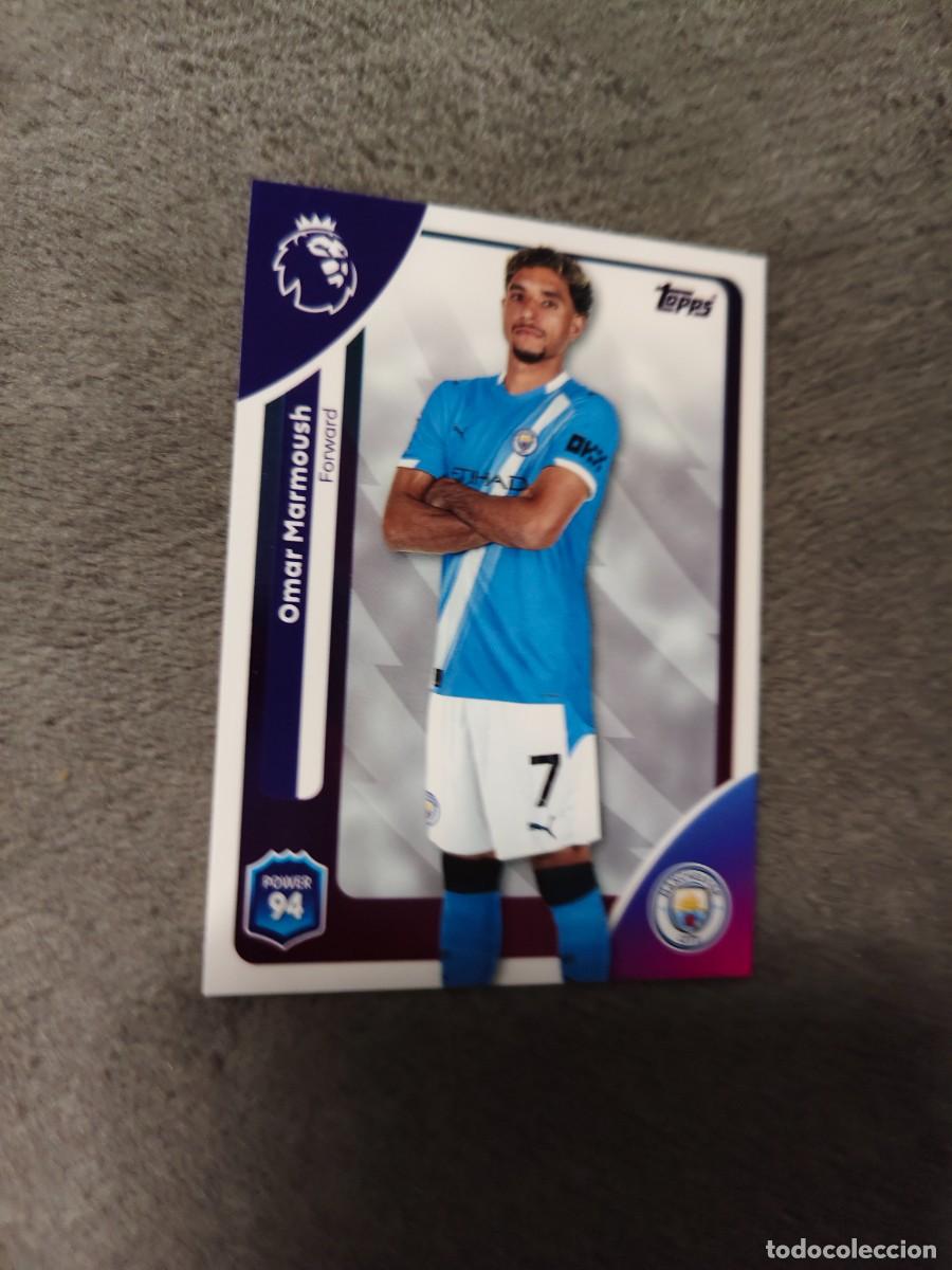 Cartes &agrave; collectionner de Football: 194 PREMIER LEAGUE 2025 26 OMAR MARMOUSH MANCHESTER CITY TOPPS 25 2026 TRADING CARDS AAL
