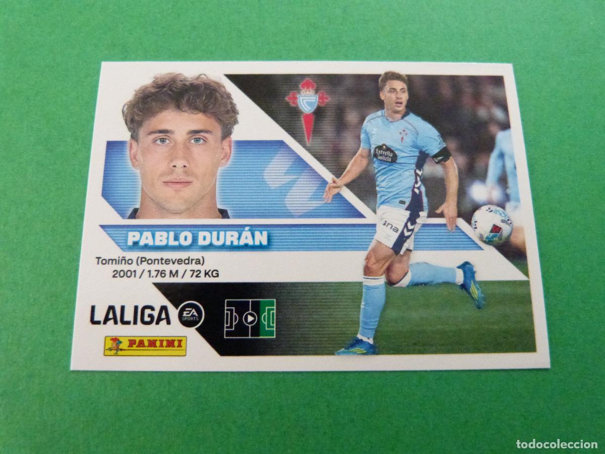 Cromos de f&uacute;tbol: CROMO FUTBOL PABLO DURAN CELTA DE VIGO SIN PEGAR N&ordm; 18 A LIGA ESTE 2026-2027/26-27 PANINI