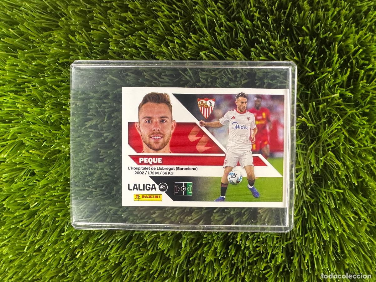 Cromos de f&uacute;tbol: N&ordm; 17 Peque Sevilla FC Liga Este 26 27