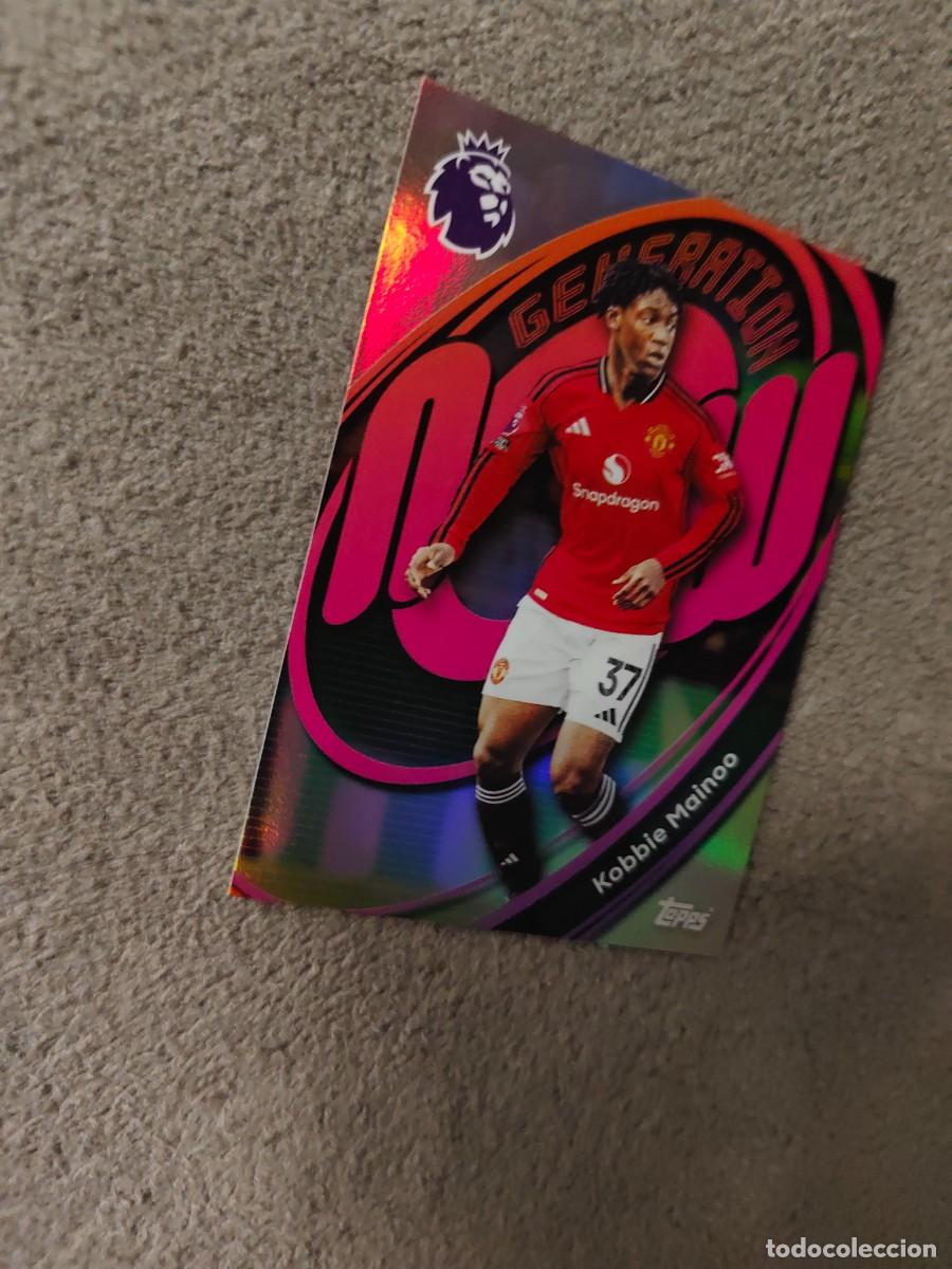 Cromos de f&uacute;tbol: 214 PREMIER LEAGUE 2025 26 MAINOO MANCHESTER UNITED GENERATION NOW TOPPS 25 2026 TRADING CARDS AAL