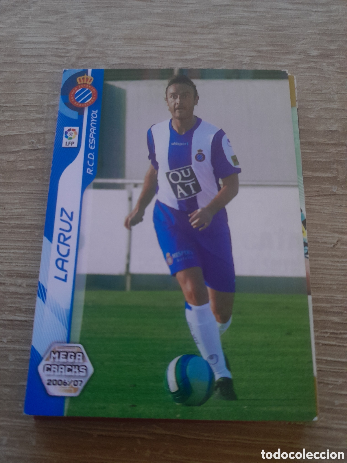 Fu&szlig;ball-Sticker: 112 BIS LACRUZ - ESPA&Ntilde;OL MEGACRACKS 2006 2007 LA LIGA PANINI MGK 06 07