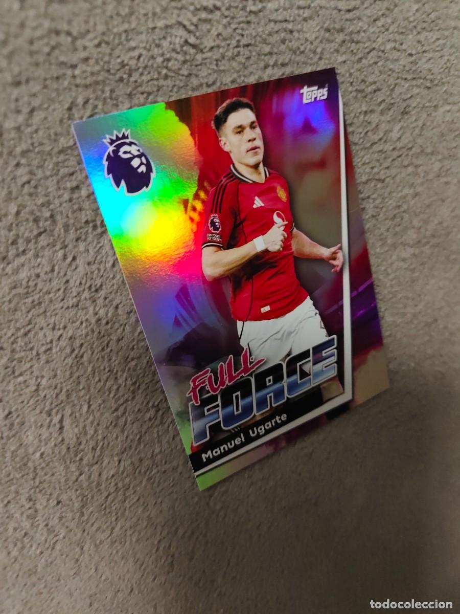 Cromos de f&uacute;tbol: 215 PREMIER LEAGUE 2025 26 UGARTE MANCHESTER UNITED FULL FORCE TOPPS 25 2026 TRADING CARDS AAL
