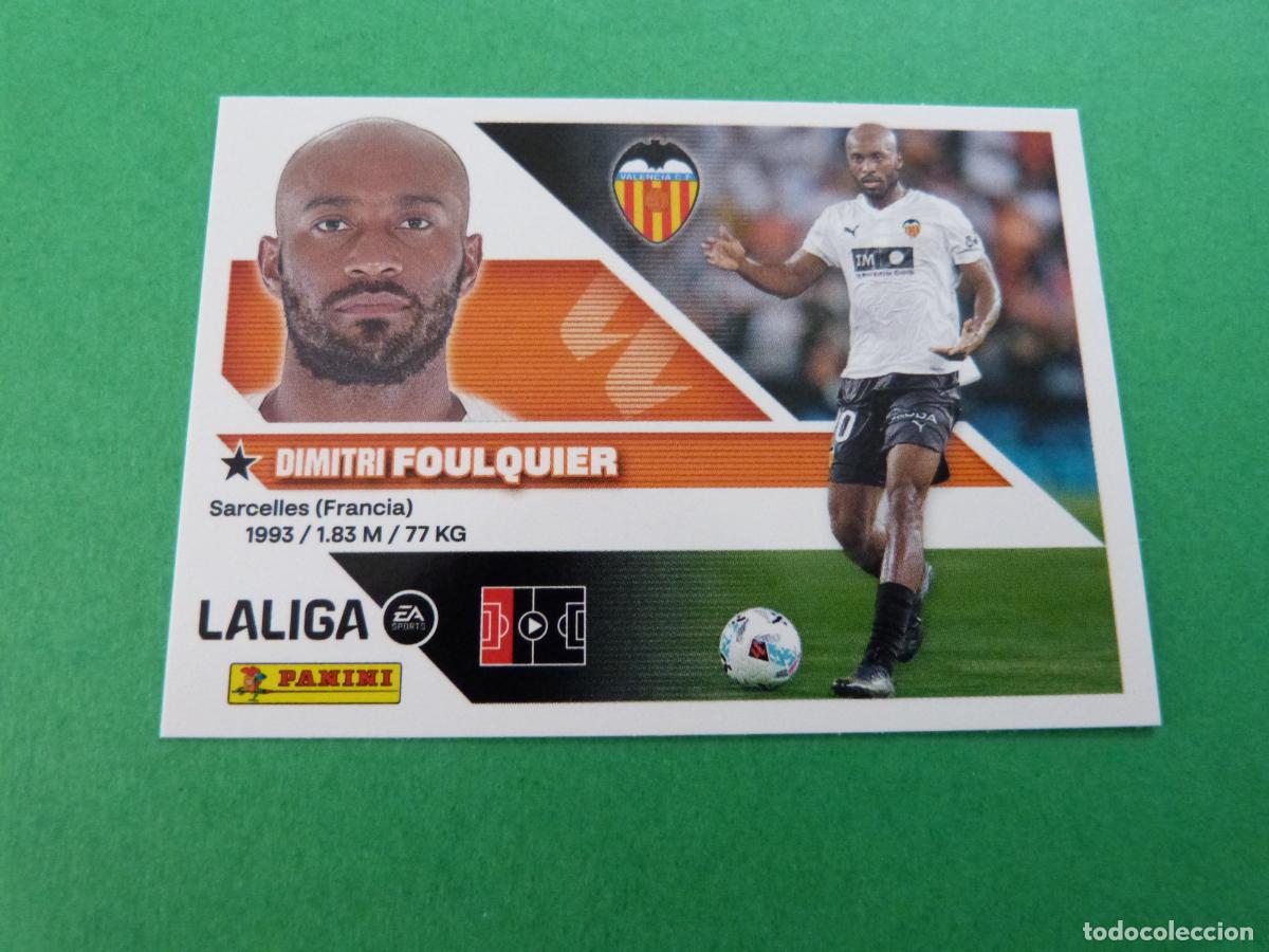 Cromos de f&uacute;tbol: CROMO FUTBOL FOULQUIER VALENCIA C.F. SIN PEGAR N&ordm; 5 LIGA ESTE 2026-2027/26-27 PANINI